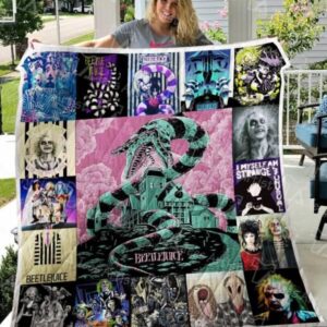 Beetlejuice Quilt Blanket  Limited Quilt Blanket